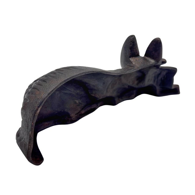 Art Deco Cast Iron Sleeping Scotty Dog Doorstop, Attributed to Hubley For Sale - Image 3 of 8
