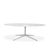 Crafted in 1961 by Florence Knoll, this iconic oval dining table features a luxe Carrara marble top supported by a sleek...