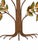 A striking vintage “Tree of Life” metal wall sculpture by Curtis Jeré/Artisan House, signed and dated 1977. This large-...