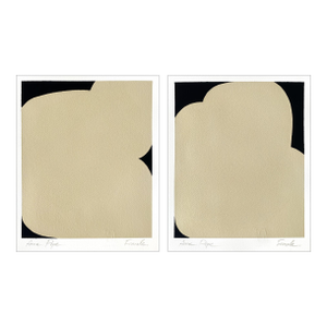 Abstract Gouache Original Painting, Set of 2