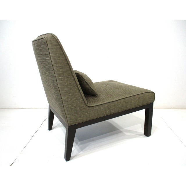 Edward Wormley Mid Century Slipper Chair for Dunbar For Sale In Cincinnati - Image 6 of 11