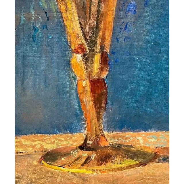 Fernand Blondin, Flowers and Fruits, Oil on Canvas For Sale - Image 4 of 12