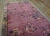 1920s Purple Floral Antique Chinese Art Deco Carpet 6' X 8'10" Handknotted Wool Rug For Sale - Image 4 of 15