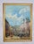 Vintage Framed Italian Street Scene Signed Sapri For Sale - Image 4 of 6