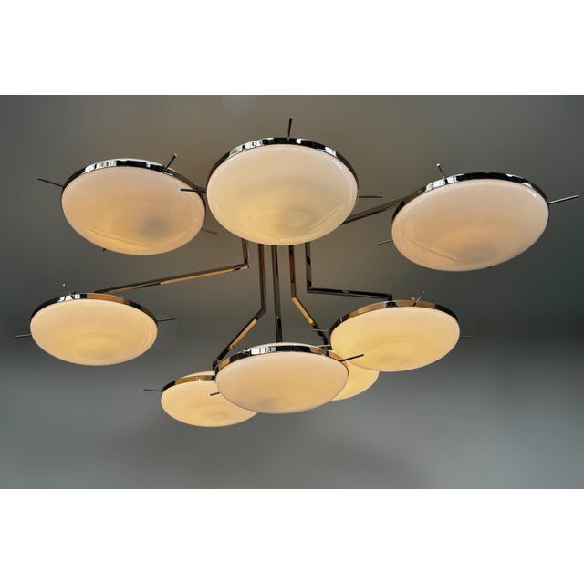21st Century Astro Murano Flush Mount by Fabio LTD For Sale - Image 10 of 10