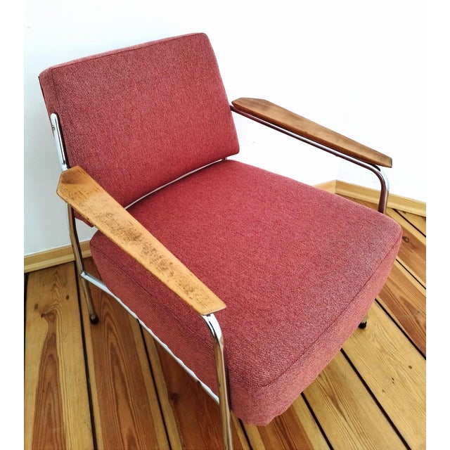Vintage armchair, Czechoslovakia, 60s There is nothing more pleasant than relaxing in your dream armchair. A design that...