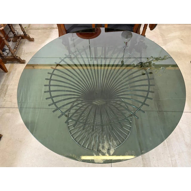 Gastone Rinaldi Chrome-Plated Steel Table and Chairs by Gastone Rinaldi for Rima, Set of 5 For Sale - Image 4 of 18