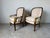 Vintage French Empire Style Swan Armchairs With Gilded Carved Arms – A Pair For Sale - Image 4 of 12