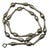 1970s Vintage Modernist Silver-Tone Sculptural Teardrop Statement Necklace – 94g For Sale