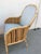 1970s Pair of Henry Olko Henry Olko for Willow & Reed Tait Pair of Side Chairs. Bamboo, Willow and Upholstery. For Sale - Image 5 of 6