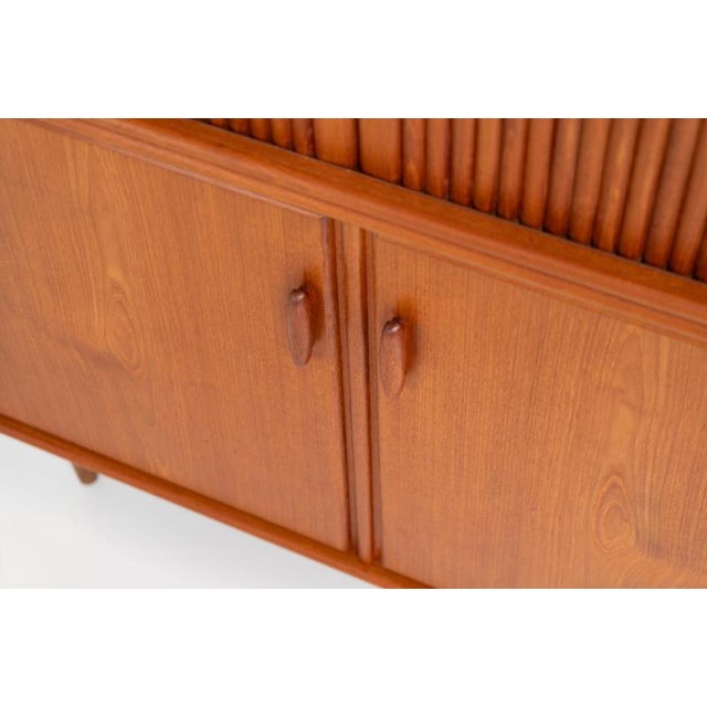 Highboard with Tambour Doors by Heinrich Riestenpatt, 1960s For Sale - Image 9 of 16