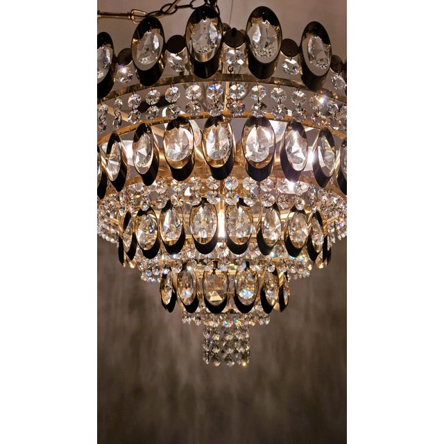 1960s Chandelier attributed to Christoph Palme for Palwa, 1960s For Sale - Image 5 of 18
