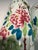 Vintage Chinese Famille Rose Porcelain Bird Peony Cylinder Vases Pair 11" For Sale - Image 10 of 14