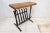 Wood Vintage English Oak Wood and Iron Magazine Rack For Sale - Image 7 of 7