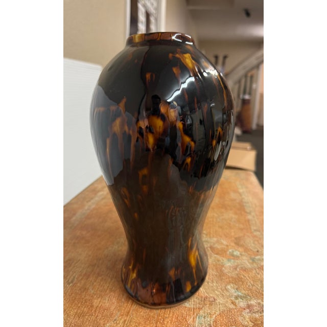 Brown Martino Interiors Glazed Ceramic Temple Jar For Sale - Image 8 of 12