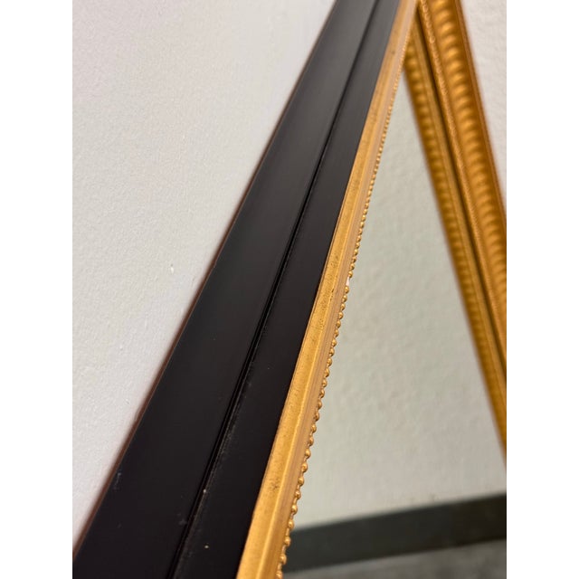 Wood Bespoke Giltwood Beveled Wall Mirror For Sale - Image 7 of 12