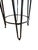 Modern Rustic Pub Table & Chairs With Iron Base & Reclaimed Wood Tops, 3- Piece Set For Sale In Greensboro - Image 6 of 7