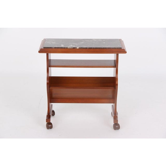 German Reading Table and Newspaper Holder, 1930s For Sale - Image 10 of 10