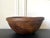 A large American turned wood bowl with impressive burl grains and original surface circa early to mid-19th century, likely...