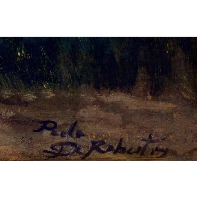 Paolo De Robertis, Roma, Oil on Canvas, Italy For Sale - Image 8 of 10