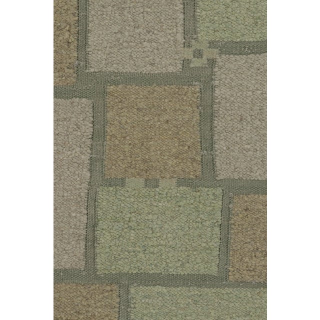 Contemporary Scandinavian Style Flatweave Wool Rug, by Rug & Kilim, India For Sale In New York - Image 6 of 9