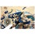21st Century Persian Heriz Wool 12x15 Tan & Navy Handmade Area Rug #9902016 For Sale - Image 10 of 10