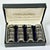 1940s Vintage Art Deco Hollywood Regency Cobalt & Silverplate Salt & Pepper Shakers - Set of 4 For Sale - Image 14 of 14