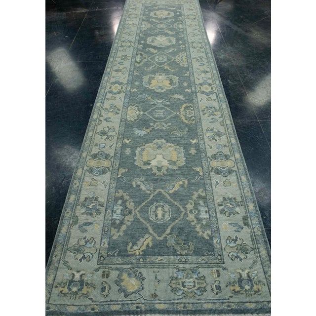 Turkish Oushak Rug 3'10" x 13'10" #18131 Explore a curated collection of hallway runners, wool rugs, and handmade...
