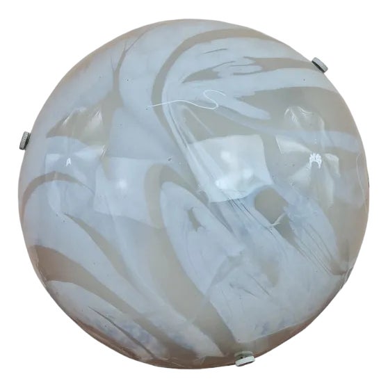 Vintage German Flush Mount from Hillebrand Lighting, 1960s For Sale