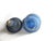 Pair of Victorian Hand-Painted Blue Glass Perfume Bottles With Provenance Note Late 19th Century For Sale - Image 11 of 12