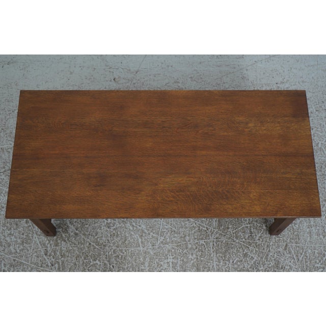 Arts & Crafts Stickley Mission Oak Coffee Table Arts & Crafts For Sale - Image 3 of 13