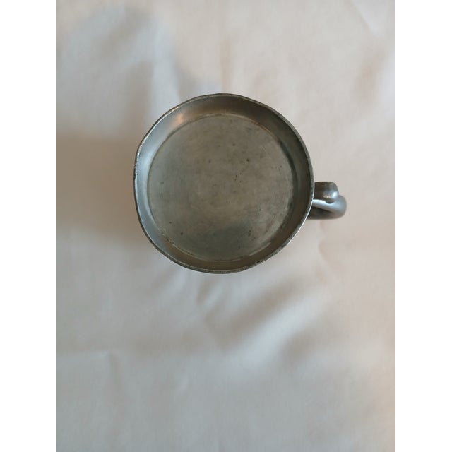 Victorian Antique Pewter Tankard For Sale - Image 3 of 4