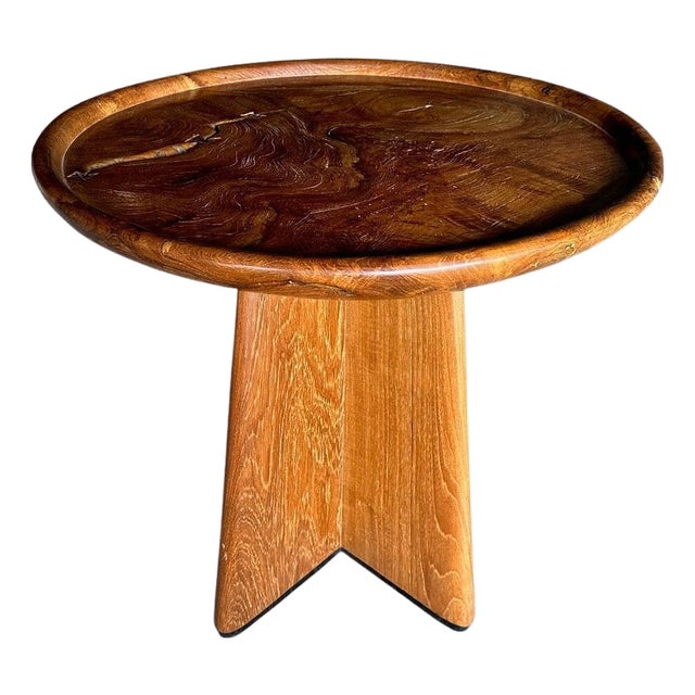 Andrianna Shamaris Mid Century Couture Large Side Table or Entry Table For Sale