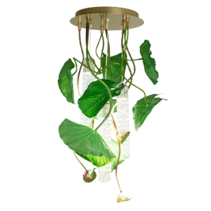 Flower Power Lotus Dichondra Round Chandelier from VGnewtrend, Italy