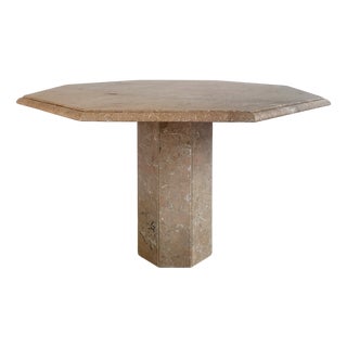 Italian Marble Table, 1970s For Sale