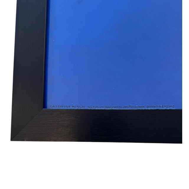 Mid-Century Modern Jan Pienkowski, Pop Art Nasturtium, 1961, Silk-Screen, Framed For Sale - Image 3 of 9