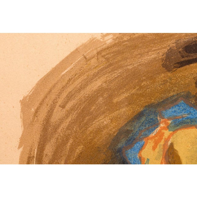 Paper Georges Braque Les Pommes Et Feuilles 1958 Signed Color Lithograph on Paper For Sale - Image 7 of 8