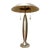 Vintage Laurel Lamp Co. Style Brushed Steel Domed Lamp For Sale