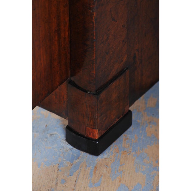 Biedermeier Credenza in Spruce and Walnut Veneer, Czech, 1830s For Sale - Image 4 of 12