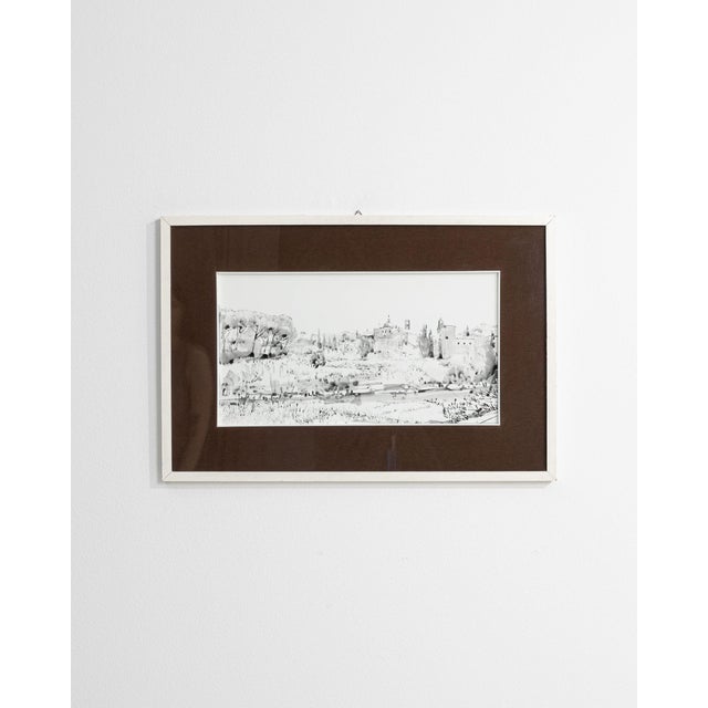 Wood Mid 20th Century France Brown Wood Painting For Sale - Image 7 of 15
