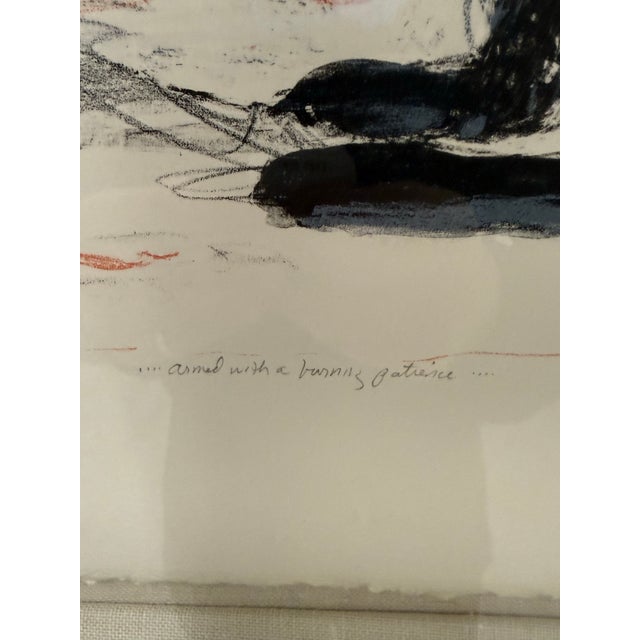 Circa 1977 Katherine Porter "Armed With a Burning Patience" Lithograph, Signed For Sale - Image 10 of 12