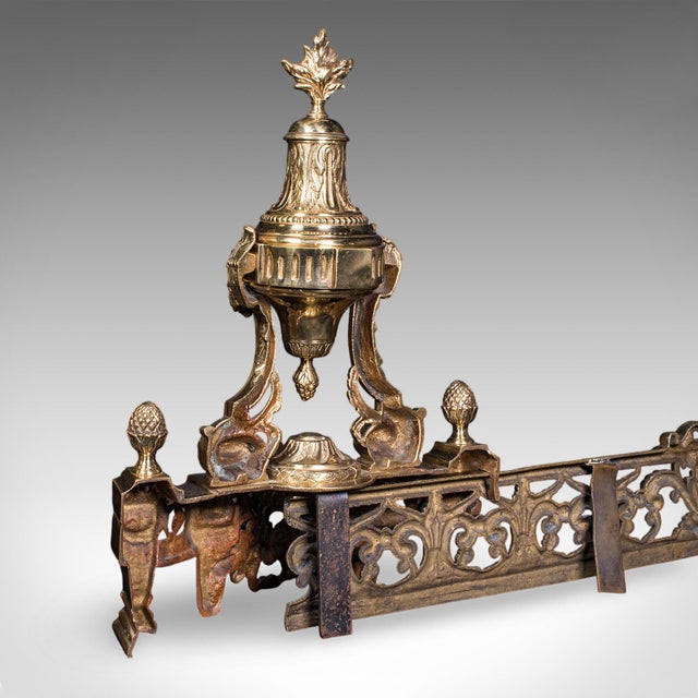 Antique Adjustable Fire Curb, English Hearth Fender, Great Exhibition, Victorian For Sale - Image 12 of 12