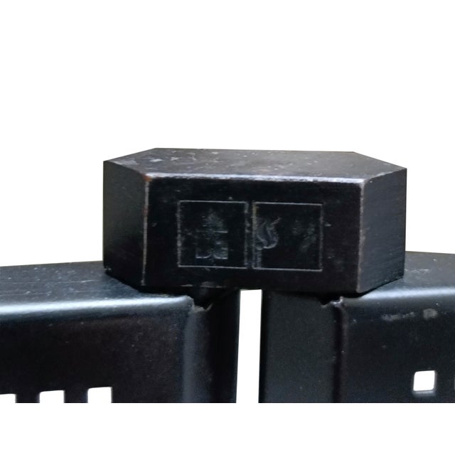 Vintage Italian Fireplace Set by Afra & Tobia Scarpa for Dimensione Fuoco, Set of 3 For Sale - Image 9 of 11