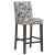 Mustard Chelsea Bar Stool in Mustard Plum Leopard For Sale - Image 8 of 8