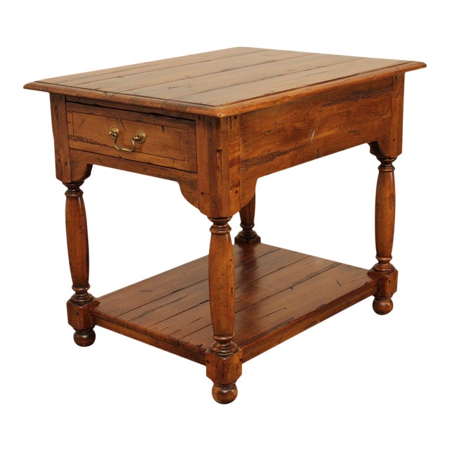 Ethan Allen Old World Treasures Collection One Drawer Side Table Chairish