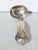 Sterling silver ladle, marked GJ and DF for George Jackson and David Fullerton, London 1903. The weight is 3 ounces and...