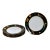 1980s Lynn Chase Designs Jaguar Jungle 8.25 Salad Dessert Plate 24k Rim - Set of 5 For Sale