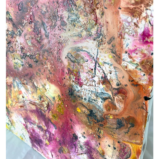 Late 20th Century "Barbara" - Abstract Expressionist Composition in Acrylic on Canvas by Charles David Francis For Sale - Image 5 of 5