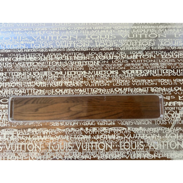 Plastic Late 20th Century Louis Vuitton Bench For Sale - Image 7 of 9