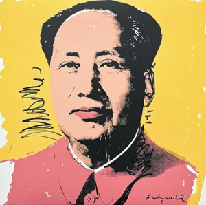 After Andy Warhol, Mao Zedong Orange-Yellow, 1980s, Print